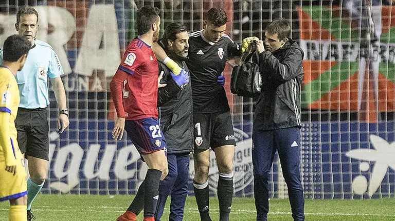 Osasuna se enfrenta al Alcorcón en el Sadar durante  la 15 jornada de LaLiga OSASUNA
