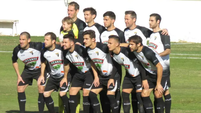 Equipo titular del Tudelano. CD Tudelano.