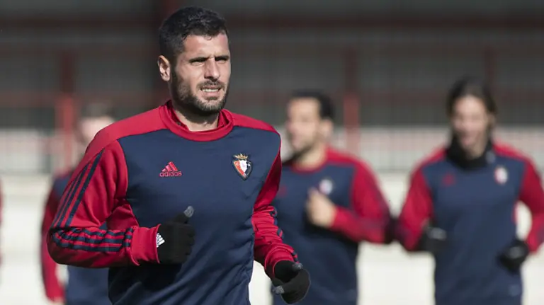 Fran Mérida en Tajonar. CA Osasuna.