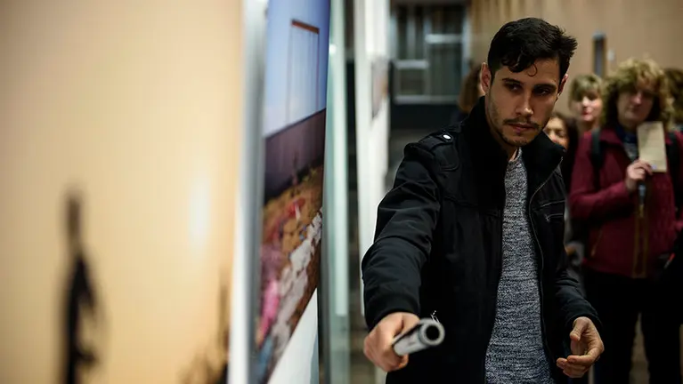 Exposición fotográfica de la Fundación Vicente Ferrer a cargo de Pablo Lasaosa. MIGUEL OSÉS_12