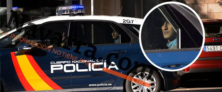 Uno de los miembros de la manada a su entrada en la Audiencia Nacional 222