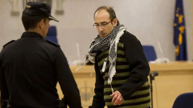 Ibon Iparraguirre en la Audiencia Nacional en una imagen de 2013 EFE