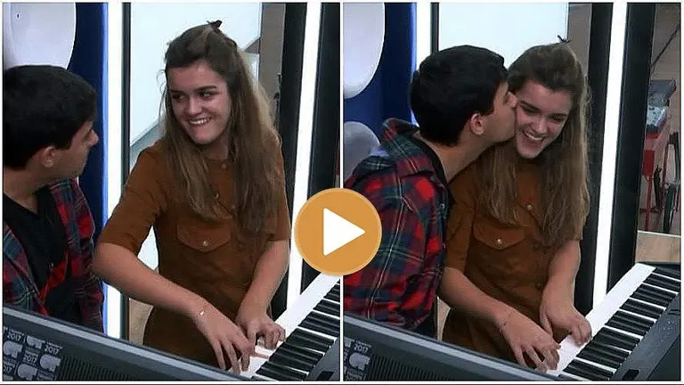 Alfred se lanza a Amaia en varias ocasiones mientras interpretan su canci&oacute;n favorita. RTVE