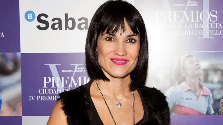 Irene Villa durante la entrega de los VI Premios Ciudad de la Raqueta y IV Premios María Villota EFE