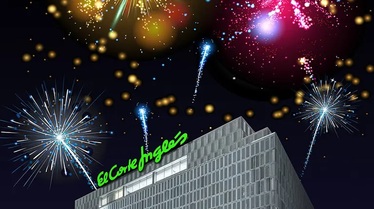 El Corte Inglés dará la bienvenida a la Navidad con un espectáculo de fuegos artificiales del día de San Saturnino.