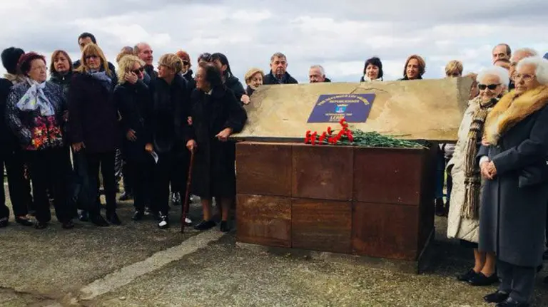 La placa en recuerdo a las víctimas del franquismo instalada en Lerín GOBIERNO DE NAVARRA