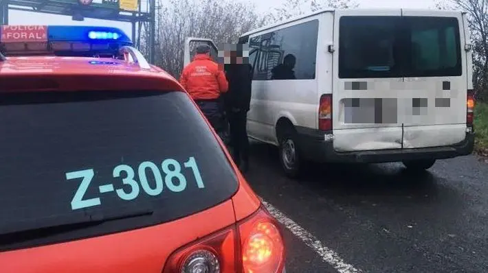 Imputación a un conductor drogado POLICÍA FORAL