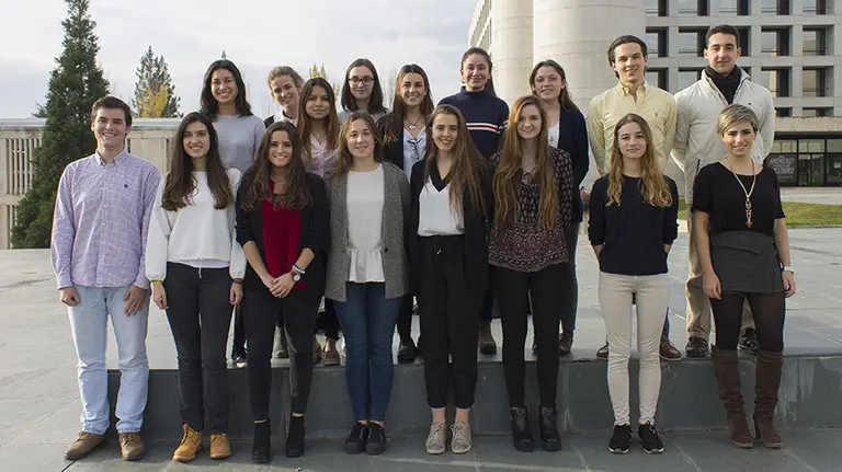 Alumnos de la Universidad de Navarra que forman parte del Reto Genovifem UNAV