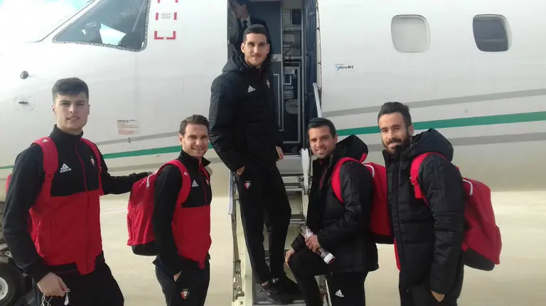 Vuelo charter de Osasuna. CA Osasuna.