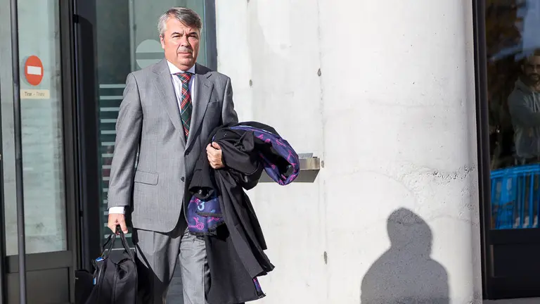 El abogado Agustín Martínez Becerra en el juicio por la violación grupal de Sanfermines de 2016. IÑIGO ALZUGARAY