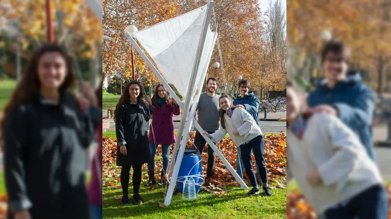 El 'atrapanieblas', invento dideñado por arquitectos de la UN