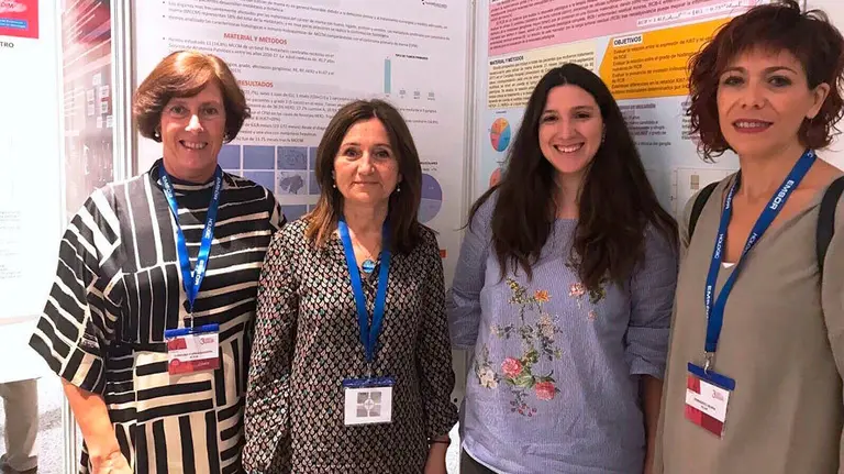 Algunas de las investigadoras que han desarrollado las técnicas de atención a mujeres con cáncer de mama. GOBIERNO DE NAVARRA