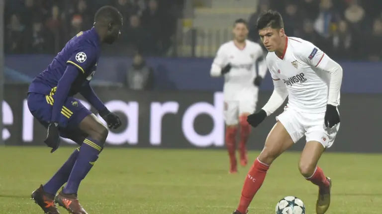 Partido Maribor - Sevilla. Sevilla FC.