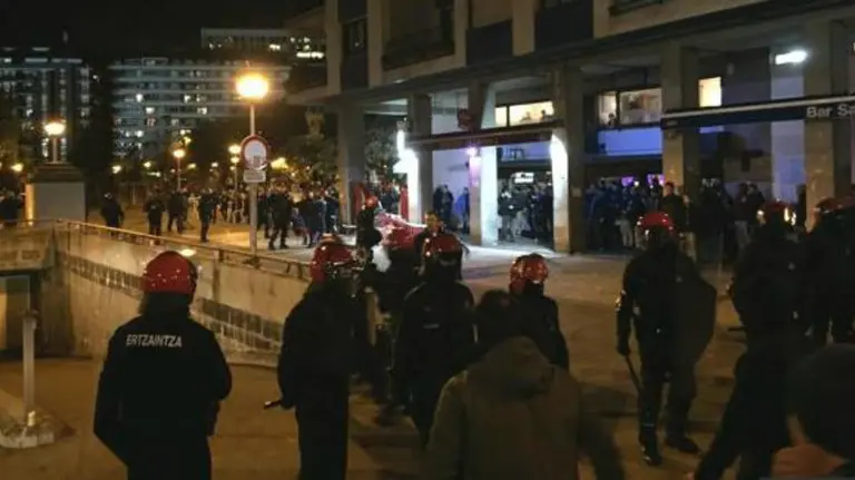 Incidentes en San Sebastián. Diario Vasco.