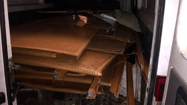 Robo de material de una nave en la Rochapea POLICÍA MUNICIPAL DE PAMPLONA