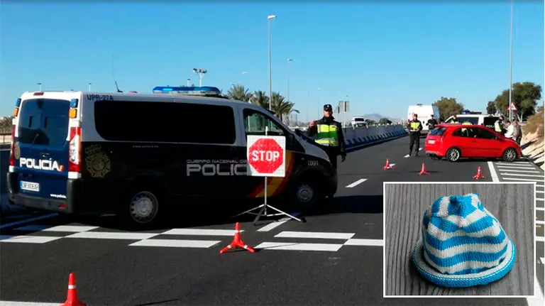 El control donde se ha detenido al matrimonio que viajaba con el bebé y 100 gramos de heroína EPRESS