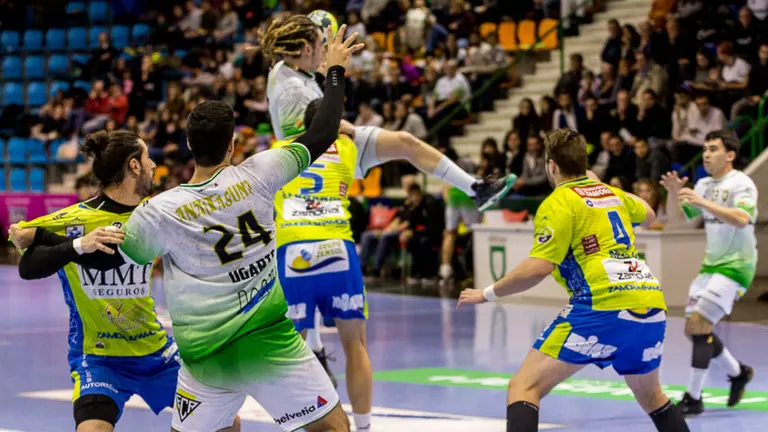 Partido de Liga Loterías Asobal entre Helvetia Anaitasuna y MMT Seguros Zamora (13). IÑIGO ALZUGARAY