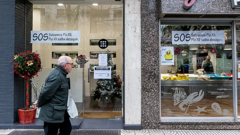 La Plataforma Vecinal Pío XII presenta una manifestación en Pamplona bajo el lema 'Todos cabemos en Pío XII' (11). IÑIGO ALZUGARAY