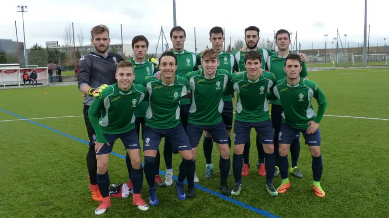 Equipo titular del Iruña.