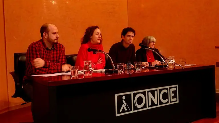 Algunos representantes de la Plataforma de Entidades Sociales de Navarra EP