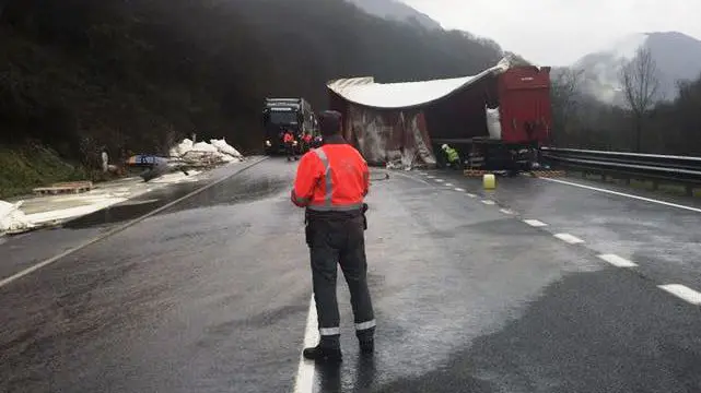 Accidente en el Tunel de Almandotz