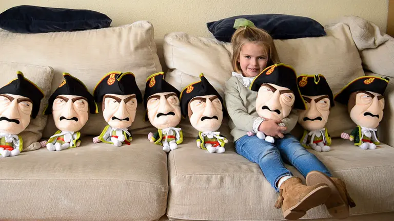 Caravinagre de peluche, uno de los nuevos modelos de la marca Kilikón. PABLO LASAOSA (9)