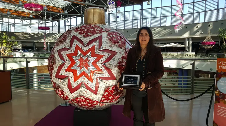 Beatriz Agos, ganadora del certamen de Itaroa