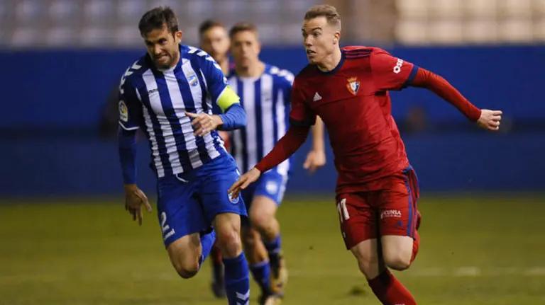 Carlos Clerc. Encuentro entre el Osasuna y el Lorca LALIGA 123.