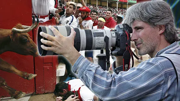 Jesús Diges y su fotografía de fondo