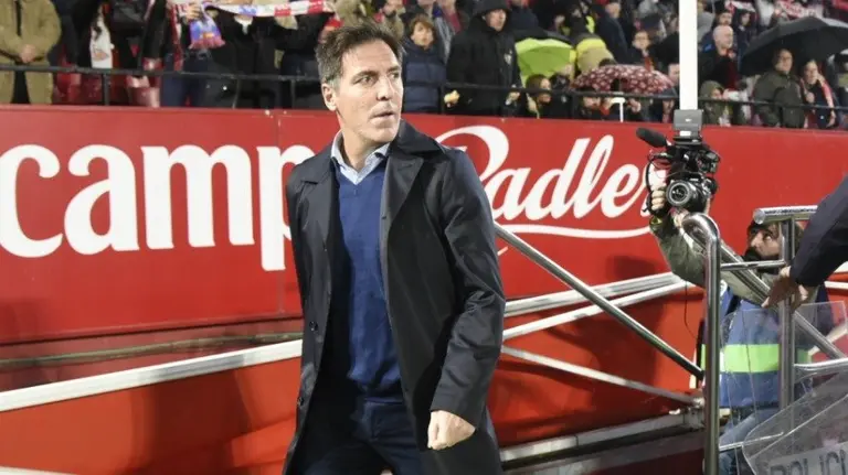 Eduardo Berizzo en el Sánchez Pizjuán. Sevilla CF.