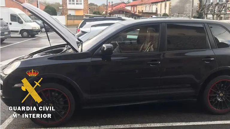 Vehículo con el que se realizó la infracción GUARDIA CIVIL