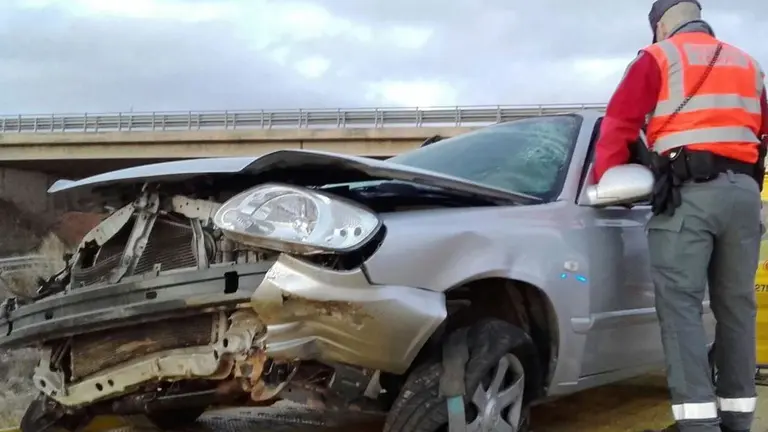 Accidente en Tudela POLICÍA FORAL