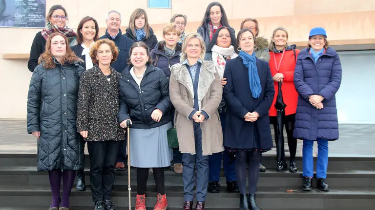 Los integrantes del programa de integración de empleo. CEDIDA