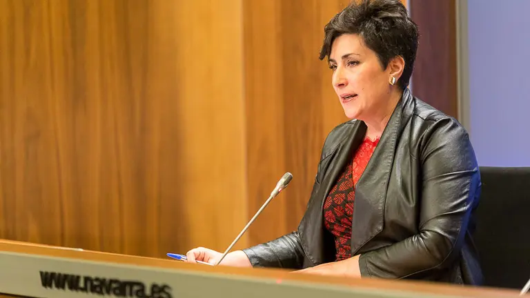 María Solana e Isabel Elizalde informan de los asuntos tratados en la reunión semanal del Gobierno de Navarra (10). IÑIGO ALZUGARAY