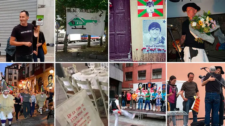 Varios de los homenajes a etarras que se han realizado en España.