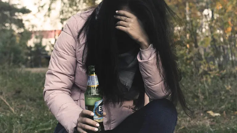 Una mujer borracha ARCHIVO