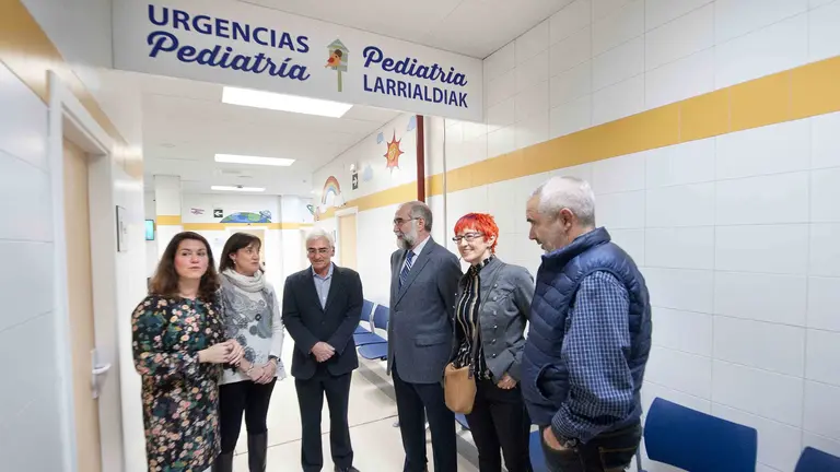 De izquierda a derecha, Noelia Álvarez, Beatriz Robador, Oscar Moracho, Fernando Domínguez, Santos Induráin y Kiko Betelu GOBIERNO DE NAVARRA