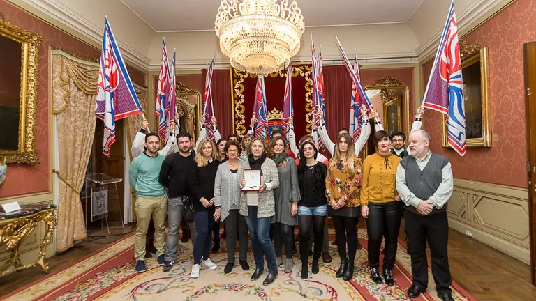 La Fundación Xilema ha sido galadornada con el 'Haba de oro 2017' (01). IÑIGO ALZUGARAY