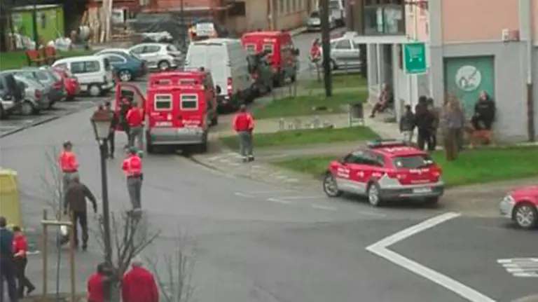 Policía Foral en Lesaca CEDIDA