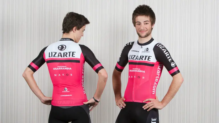 Nueva indumentaria del equipo Lizarte. Cedida.
