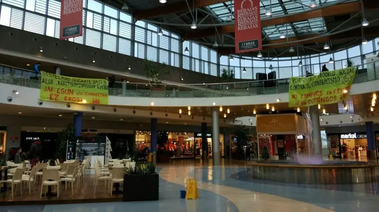 Portesta de LAB en Itaroa EUROPA PRESS