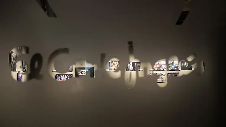 Inauguración de la exposición &#39;Navarra: 2017 en fotografías periodísticas&#39;, en El Corte Inglés. MIGUEL OSÉS