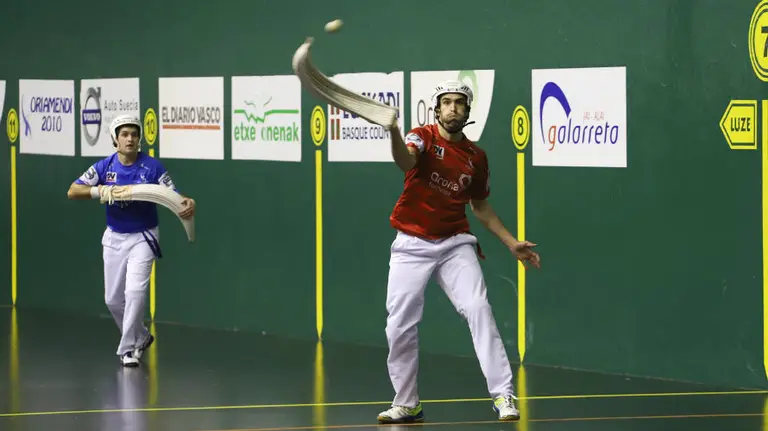 Javier Urriza en acción. Foto Maialen Andrés.