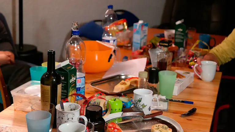 Una fiesta en una casa particular. ARCHIVO