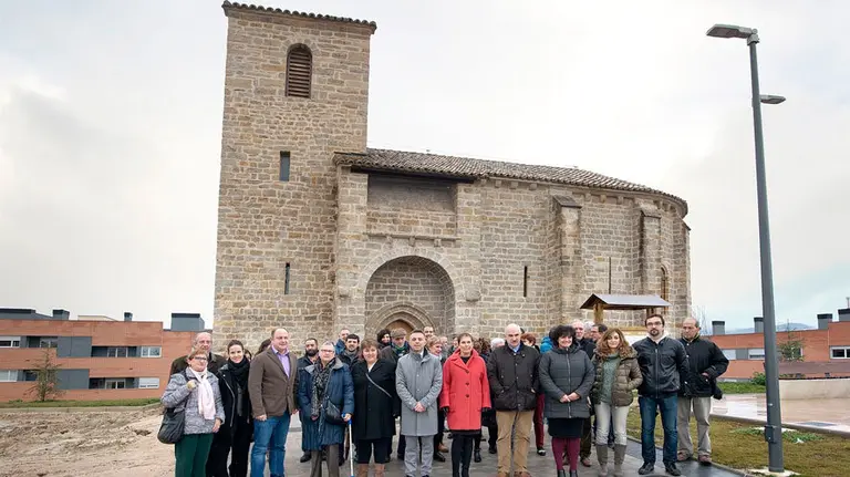 Inauguración de la vieja de Santa Engracia del pueblo viejo de Sarriguren. GOBIERNO DE NAVARRA