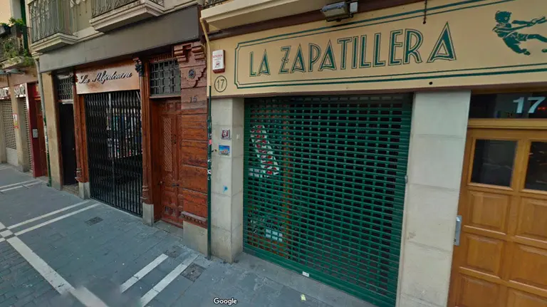 Comercios de la calle Mayor de Pamplona