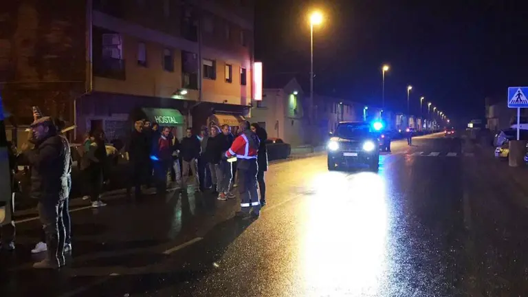 Atropello mortal en Azagra POLICÍA FORAL