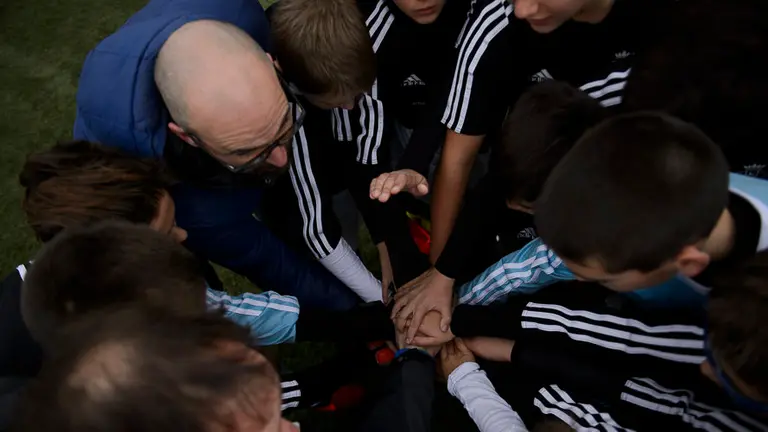 Partidos del interescolar en Tajonar. PABLO LASAOSA 033