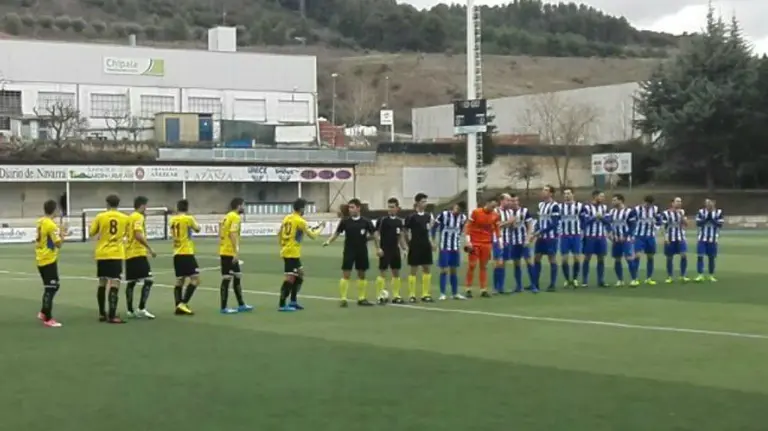 Partido Izarra - Real Unión. Twitter CD Izarra.