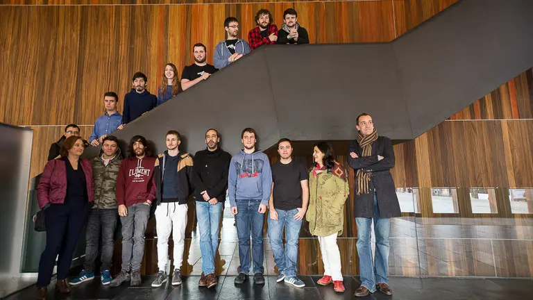 Presentación de dos nuevas propuestas del festival Pamplona Negra 2018, una APP de un juego de misterio por las calles de Pamplona y un cortometraje de realidad virtual (01). IÑIGO ALZUGARAY